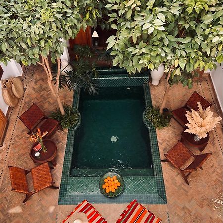 Riad Prive Sadaka Bassin Rooftop Marrakesh Buitenkant foto