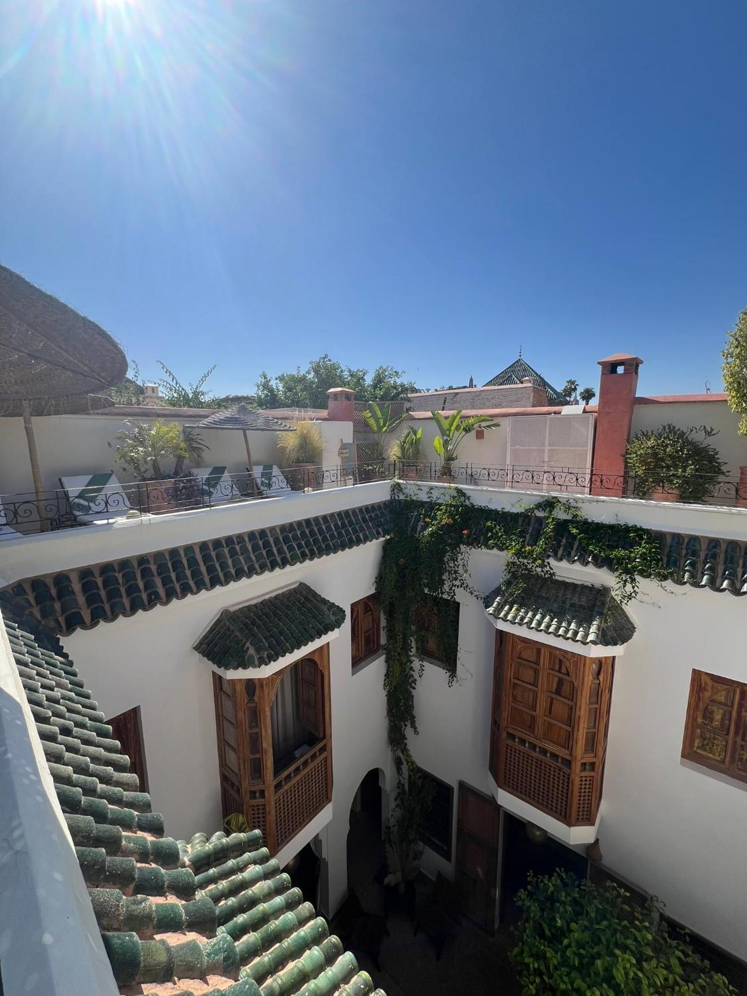 Riad Prive Sadaka Bassin Rooftop Marrakesh Buitenkant foto