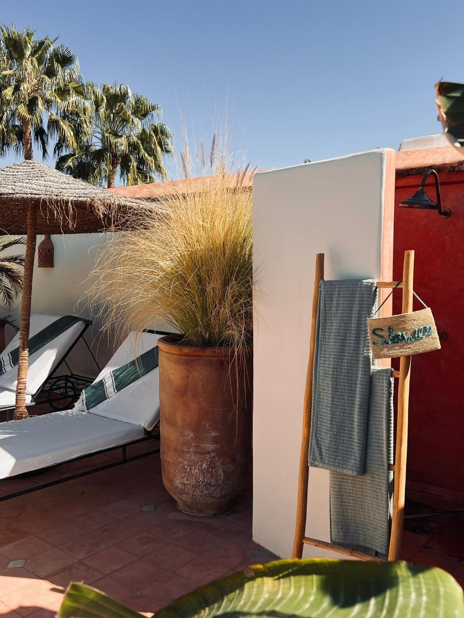 Riad Prive Sadaka Bassin Rooftop Marrakesh Buitenkant foto