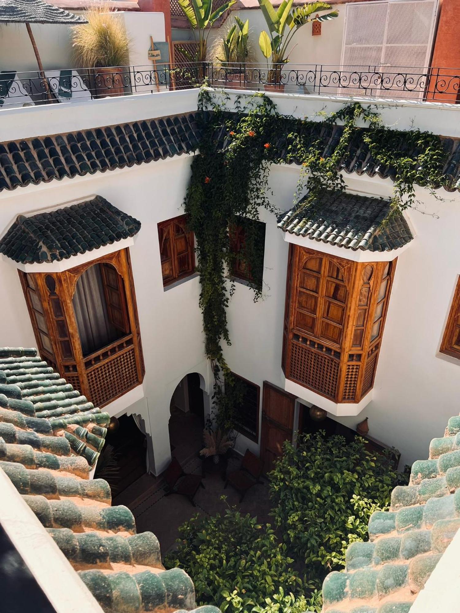 Riad Prive Sadaka Bassin Rooftop Marrakesh Buitenkant foto