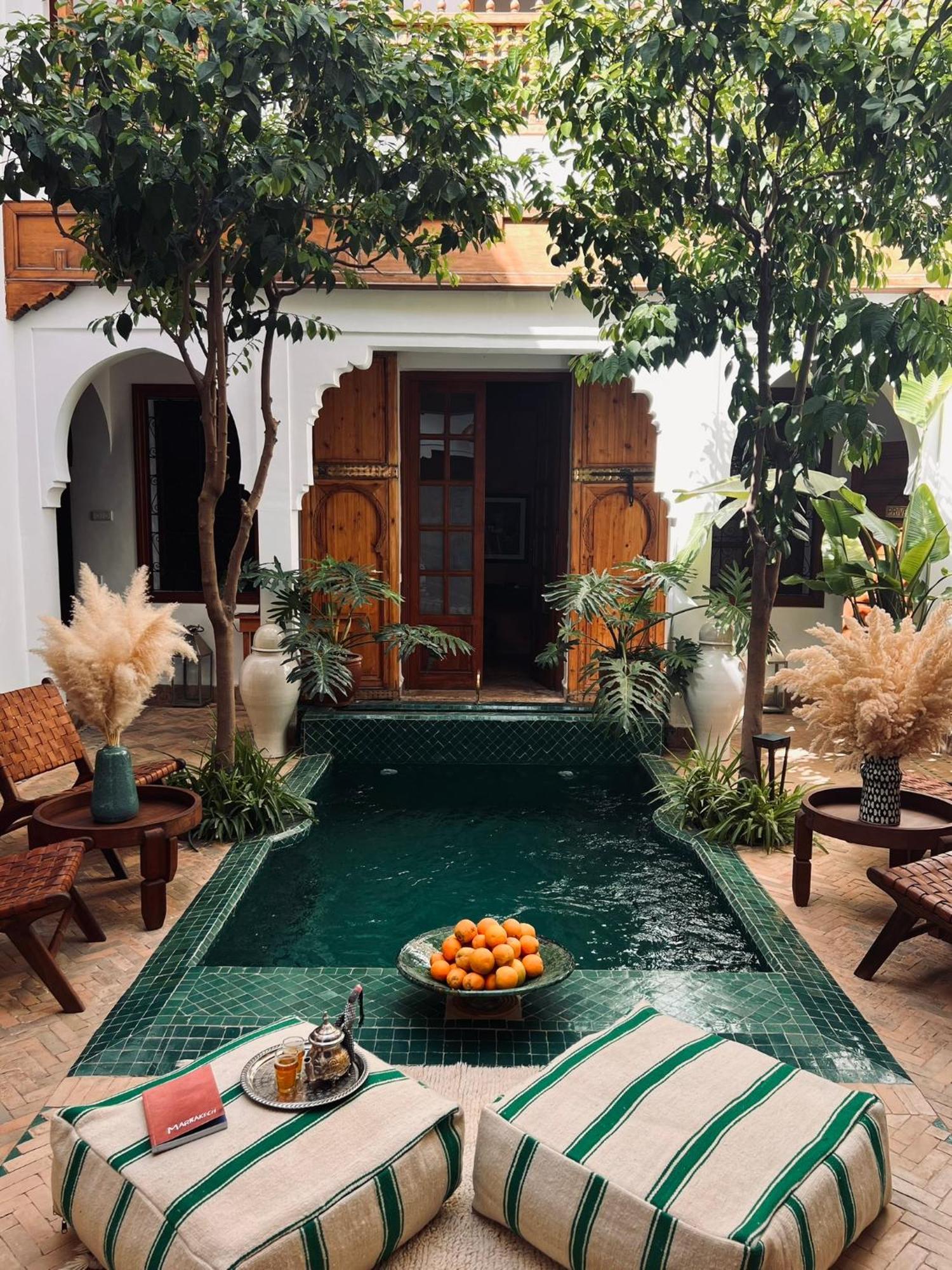 Riad Prive Sadaka Bassin Rooftop Marrakesh Buitenkant foto
