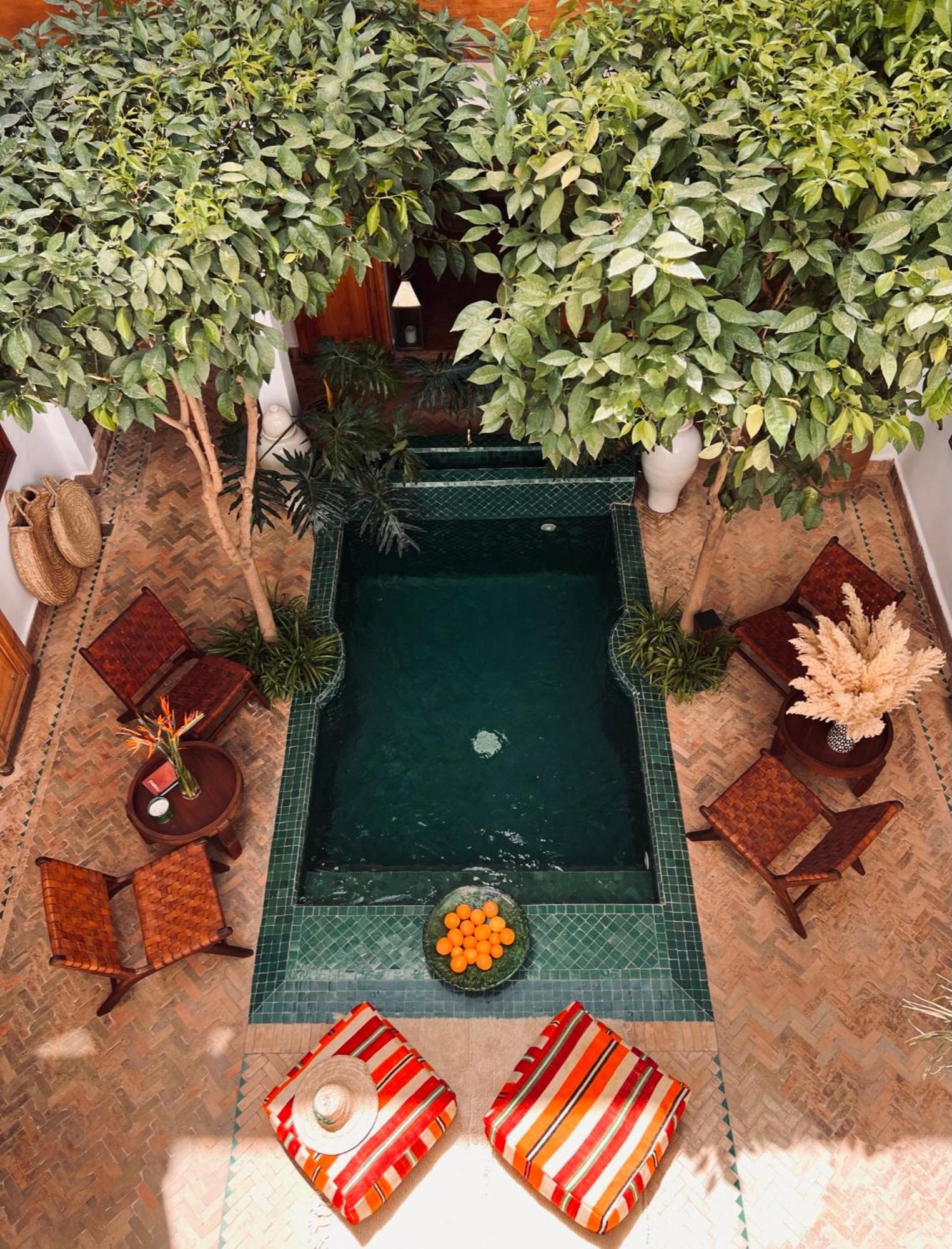 Riad Prive Sadaka Bassin Rooftop Marrakesh Buitenkant foto